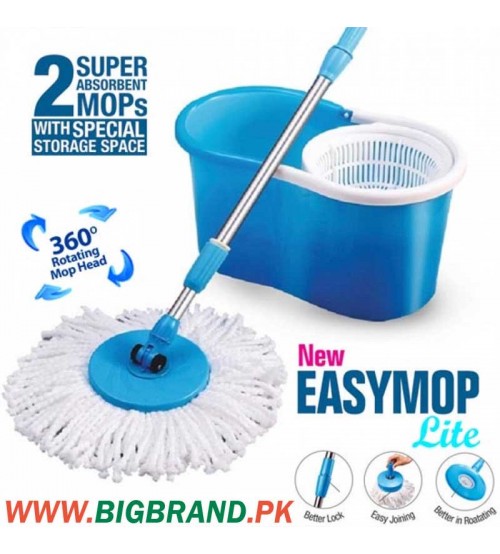 Easy Mop Lite with Dry Bucket + 2 Mop 
